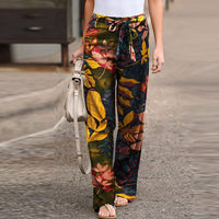 LAYLA - Elegante Vintage-Jogger – Gelbes Blatt