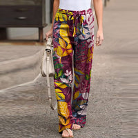 LAYLA - Elegante Vintage-Jogger – Lila Blume