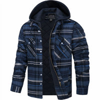 Stylische Herren-Winterjacke mit Futter – warm und vielseitig für alle Gelegenheiten – Marine