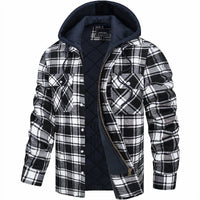 Stylische Herren-Winterjacke mit Futter – warm und vielseitig für alle Gelegenheiten – Schwarz