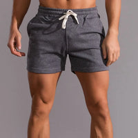 Arthur | Elastischer Bund Kontrastkordel Sportshorts – Dunkelgrau
