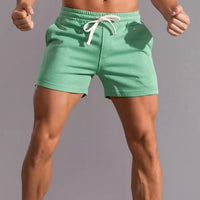 Leonel | Herren Jogger Shorts mit Kordelzug und Taschen – Grün