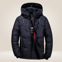 Leonardo | Wetterfeste Daunenjacke – Schwarz