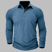 Poloshirt für Herren – Kurzarm-Poloshirt Für Sommer – Blau