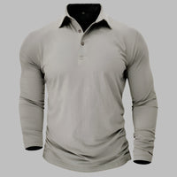 Poloshirt für Herren – Kurzarm-Poloshirt Für Sommer – Hellgrau