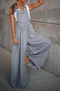 Solenn - Denim Jumpsuit – Grau