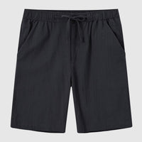 Leichte Herren Leinen Shorts – Schwarz
