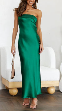 Melinia | Elegantes Damenkleid – Grün