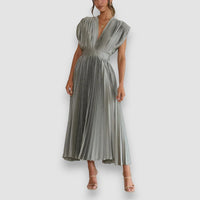 Alexandra | Elegantes Kleid – Grau