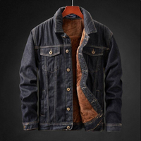 OTIS - GEFÜTTERTE JEANSJACKE – Dunkelblau