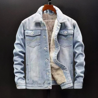 OTIS - GEFÜTTERTE JEANSJACKE – Blau