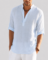 Roland | Herren Elegantes Business Hemd – Hellblau