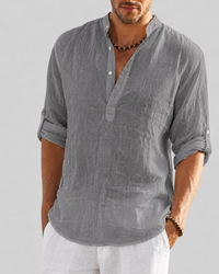 Roland | Herren Elegantes Business Hemd – Grau