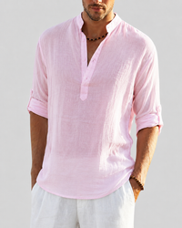 Roland | Herren Elegantes Business Hemd – Rosa