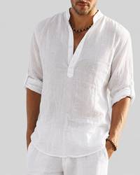 Roland | Herren Elegantes Business Hemd – Weiß