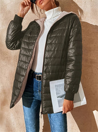 Warme & Winddichte Winterjacke für Damen – Olivgrün