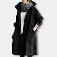 Damen Softshelljacke mit Kapuze - Winddicht & Wasserfest – Schwarz