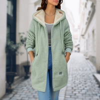 Damen Winter-Jacke mit Fleece-Futter | Warm & Kuschelig – Grün