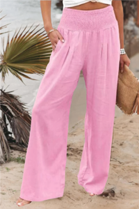 Heidi-Mode | Palatzohose-Aus-Baumwolle-Und-Leinen-Tyra – Rosa