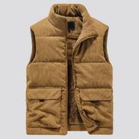 Herren Bodywarmer - Wärmende Steppweste für Männer, Outdoor & Freizeit – Braun