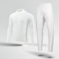 KomfortLine™ Set mit technologischem Sportstoff und aerodynamischem Design / Freiheit, Beweglichkeit und Stil für Ihren aktiven Alltag! – Weiß