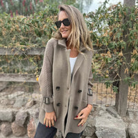 FrostLine Eleganz™ Jacke aus Hochwertiger Gekämmter Wolle mit Gerippten Ärmeln und Eleganten Schnallen / Die Perfekte Balance Zwischen Modernität, Komfort und Zeitlosem Stil! – Grün