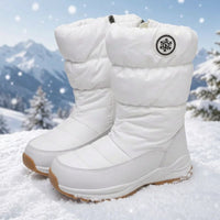 Stockholm™ Winterstiefel gefüttert und wattiert mit rutschfester Profilsohle – Weiß