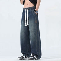 Toronto™ Jeans mit Kordelzugbund und Relaxed Fit – Dunkelblau