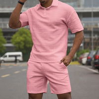 Draven™-Set mit Hochwertigem, Strukturiertem Stoff und Modernem Design – Rosa