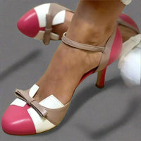 Barbara | Elegante Schleifen Pumps – Rosa