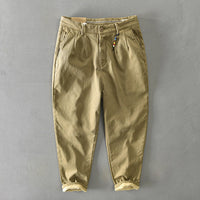 ALARIC - BAUMWOLLHOSE MIT WARMEM FUTTER – Camel