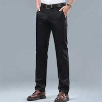 HAROLD - HOSE MIT GERADEM SCHNITT – Schwarz
