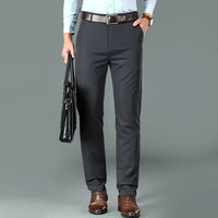 HAROLD - HOSE MIT GERADEM SCHNITT – Grau