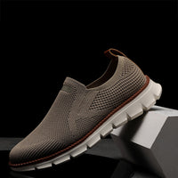 Mesh Slip - On Schuhe – Beige