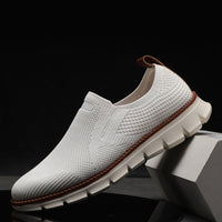 Mesh Slip - On Schuhe – Weiß