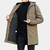 Elegante Regenjacke für Herren | Winter – Braun