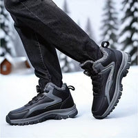 Lukas | Robuste Herren Schneestiefel für Wintertage – Schwarz