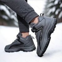 Lukas | Robuste Herren Schneestiefel für Wintertage – Grau