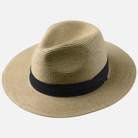 Florian | Herren Toquilla-Stroh Panamahut Ripsband – Panama Hut Herren Sommer – Beige