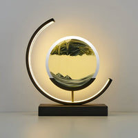 GlowSand | Dimmable LED Sand Lampe mit Touch-Control für sommerliche Beleuchtung – Schwarz