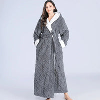 Misano Damen Bademantel | Leichter und Trendiger Bademantel für Damen – Grau