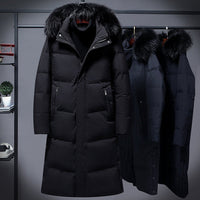 Vanezsa | Lange Damen-Winterjacke – Schwarz