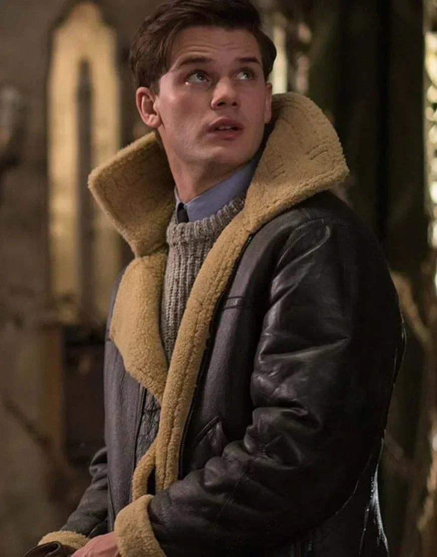 Enzo - Lammfell-Lederjacke