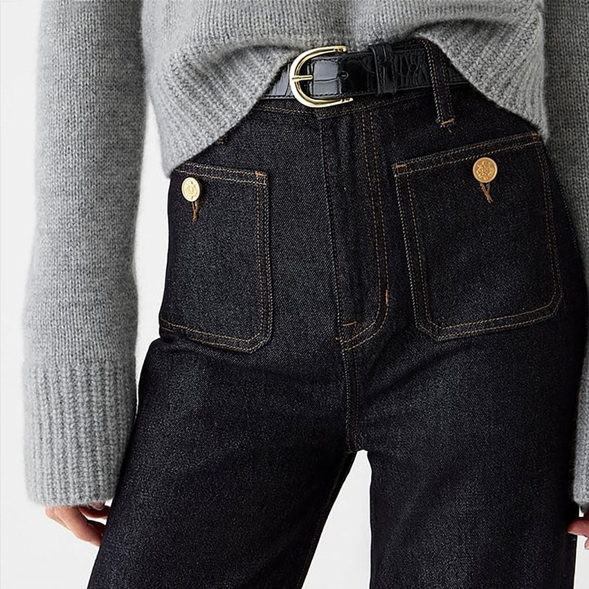 Ausgestellte Schlaghose Damen Jeans