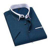 Leichtes Langarm Hemd Herren – Seeblau
