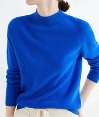 Damen Luxus Kaschmirpullover | Weich & Elegant – Blau