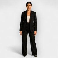 Heidi-Mode | Elegantes Damen Hosenanzug Set – Schwarz