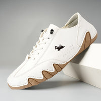 Ultraflex Barfuß - Lederschuhe (Unisex) – Weiß