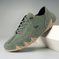 Ultraflex Barfuß - Lederschuhe (Unisex) – Grün