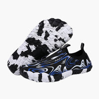 Unisex Barfußschuhe Slip On Design – Schwarz Weiß